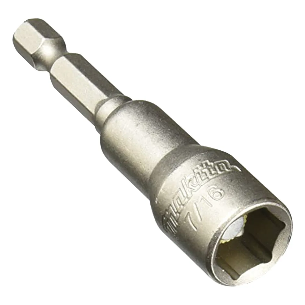 Punta magnética (guia buscadora ) de 7/16", longitud de 2-9/16" zanco hexagonal. .