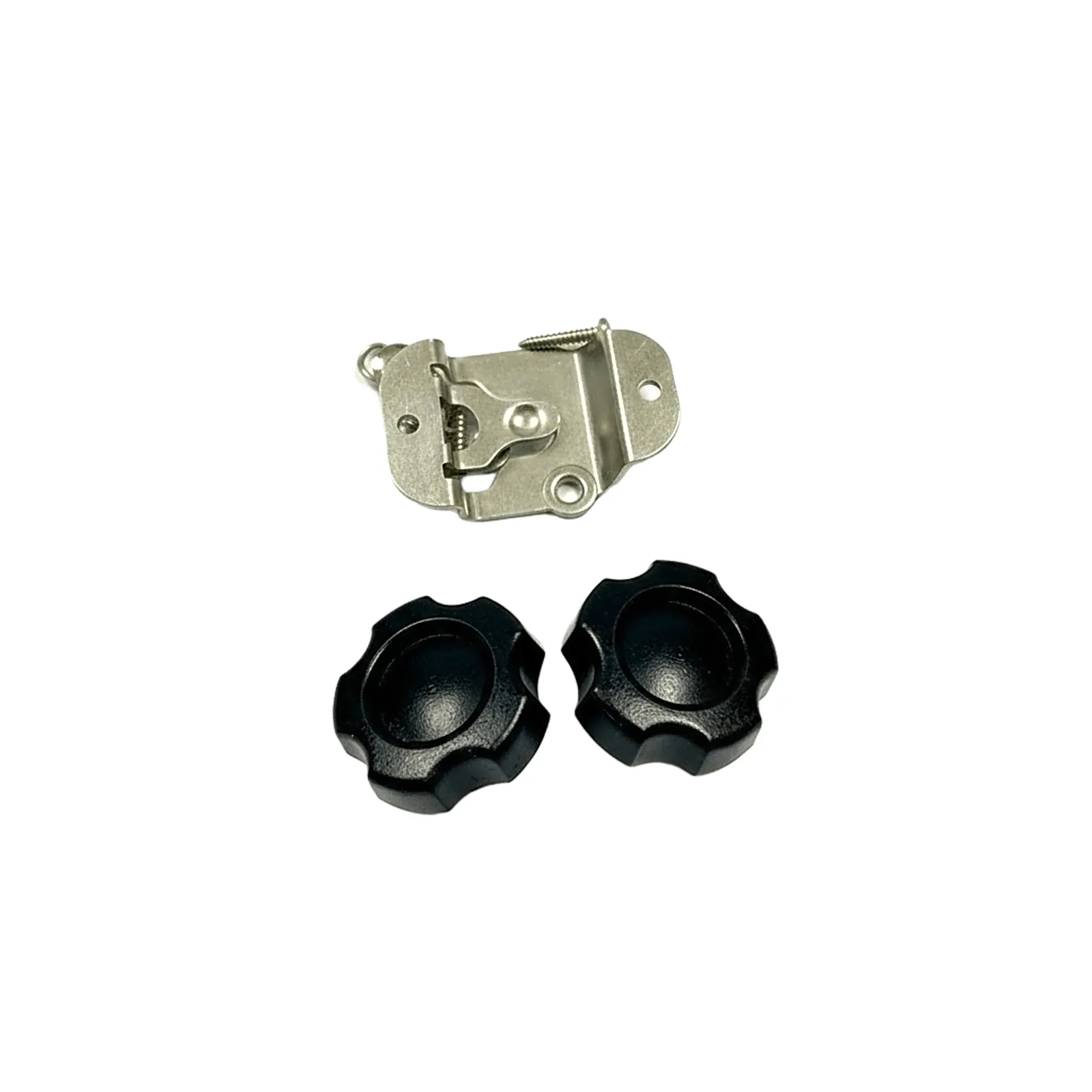 Juego de Partes para Instalación de Radio Móvil Marino / Compatible con IC-M200 IC-M220 IC-M330 / Bracket con Perrillas en Color Negro / Montaje Profesional
