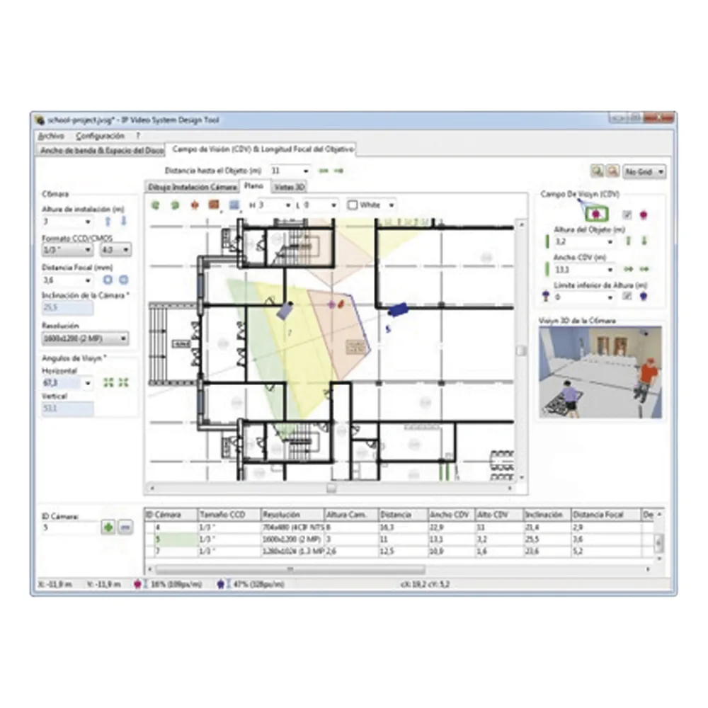 IP Video System Design EXPERT Tool / Software de Diseño para el Sistema de Vídeo IP / Hasta 256 Cámaras por Proyecto