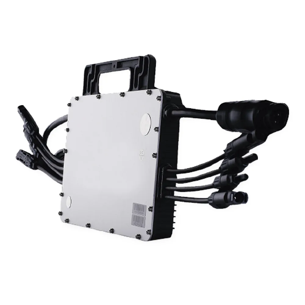 Microinversor 1500 W para Interconexión a Red Eléctrica 220V, IP67, Con Cable Troncal Incluido, Para 4 Modulos de Hasta 470 W
