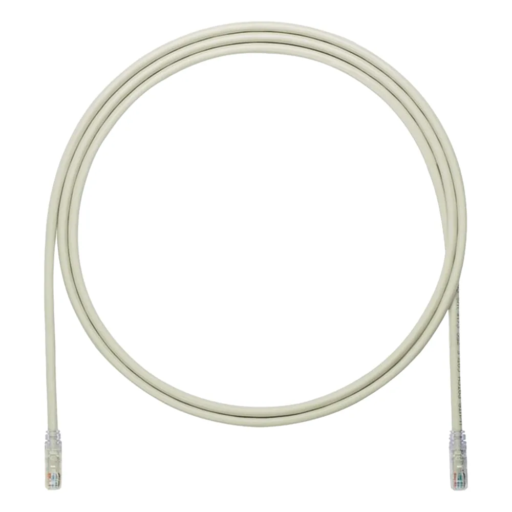 Cable de Parcheo UTP, Cat6A, 24 AWG, CM, Color Gris, 3.05 Metros (10 Pies)