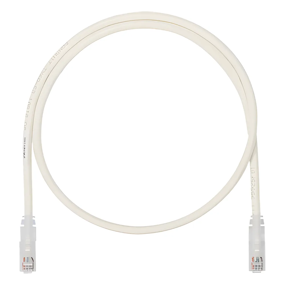 Cable de Parcheo UTP, Cat6A, 24 AWG, CM, Color Blanco, 2.74 Metros (9 Pies)