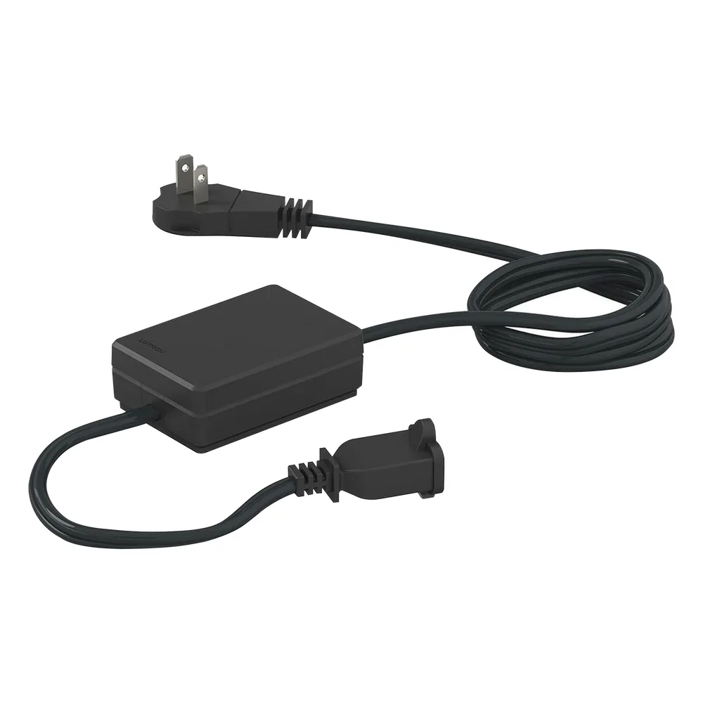 Módulo atenuador de clavija para lámparas de mesa o pie, 300 W incandescente/halógeno, 120 V, RF Clear Connect, para RadioRA 2, RA2 Select y RadioRA 3, color Midnight (negro)