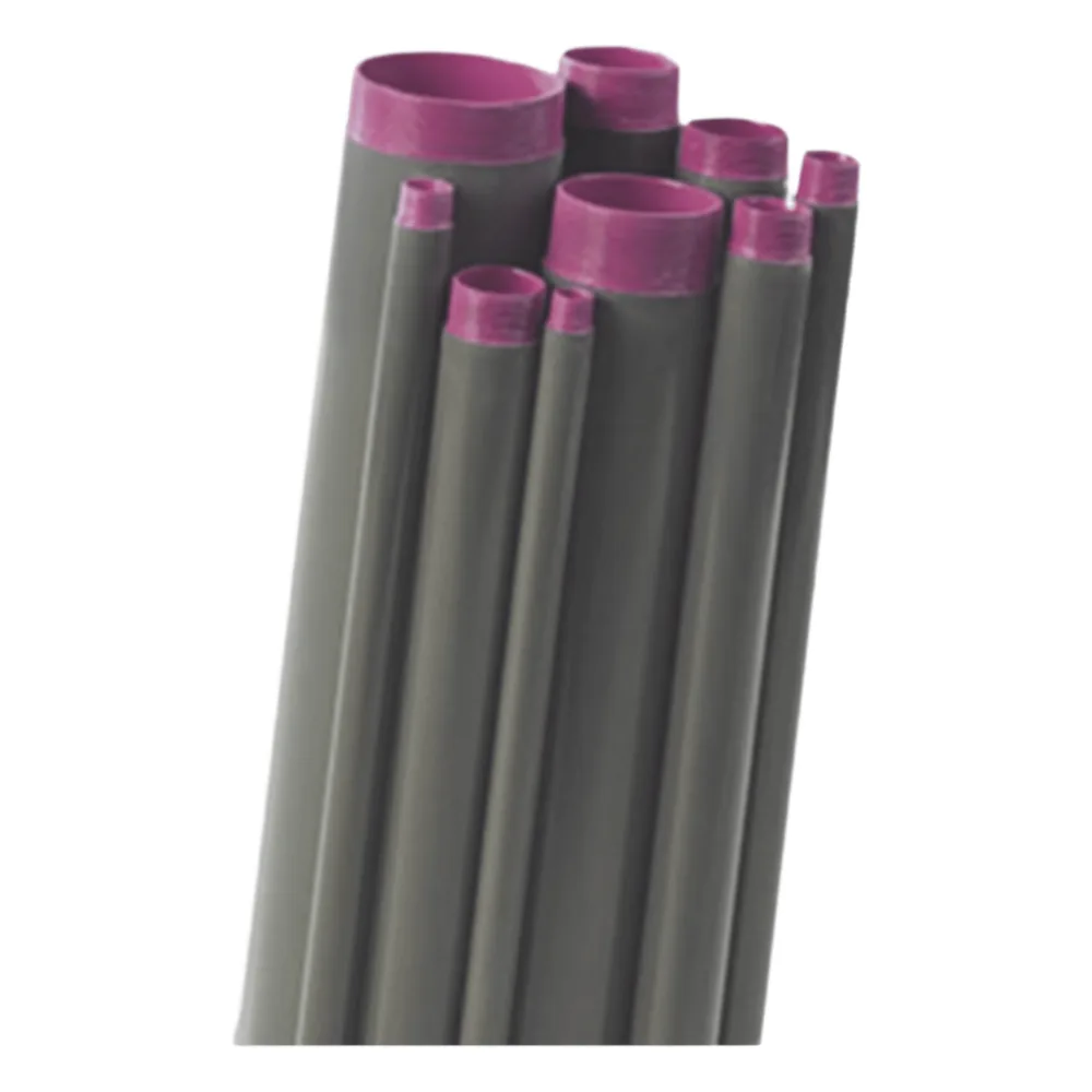 Tubo Conduit rígido de aluminio de 6” (152.4 mm) con recubrimiento de PVC de 3.05 m con cople.