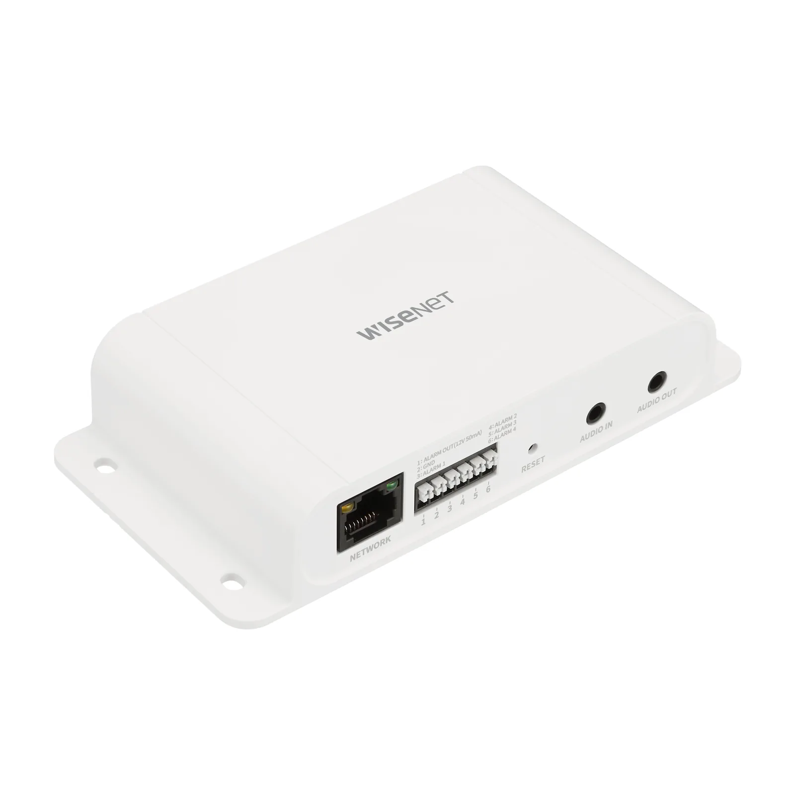 Modulo de E/S de Alarma y Audio por red para camaras PTZ Plus Wisenet