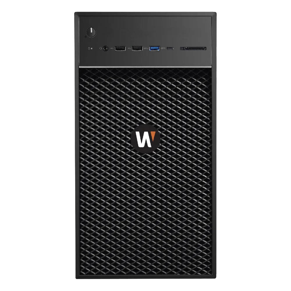 NVR Wisenet WAVE basada en Linux / Incluye licencia WAVE-PRO-04 / 470 Mbps throughput / Incluye 12TB para almacenamiento
