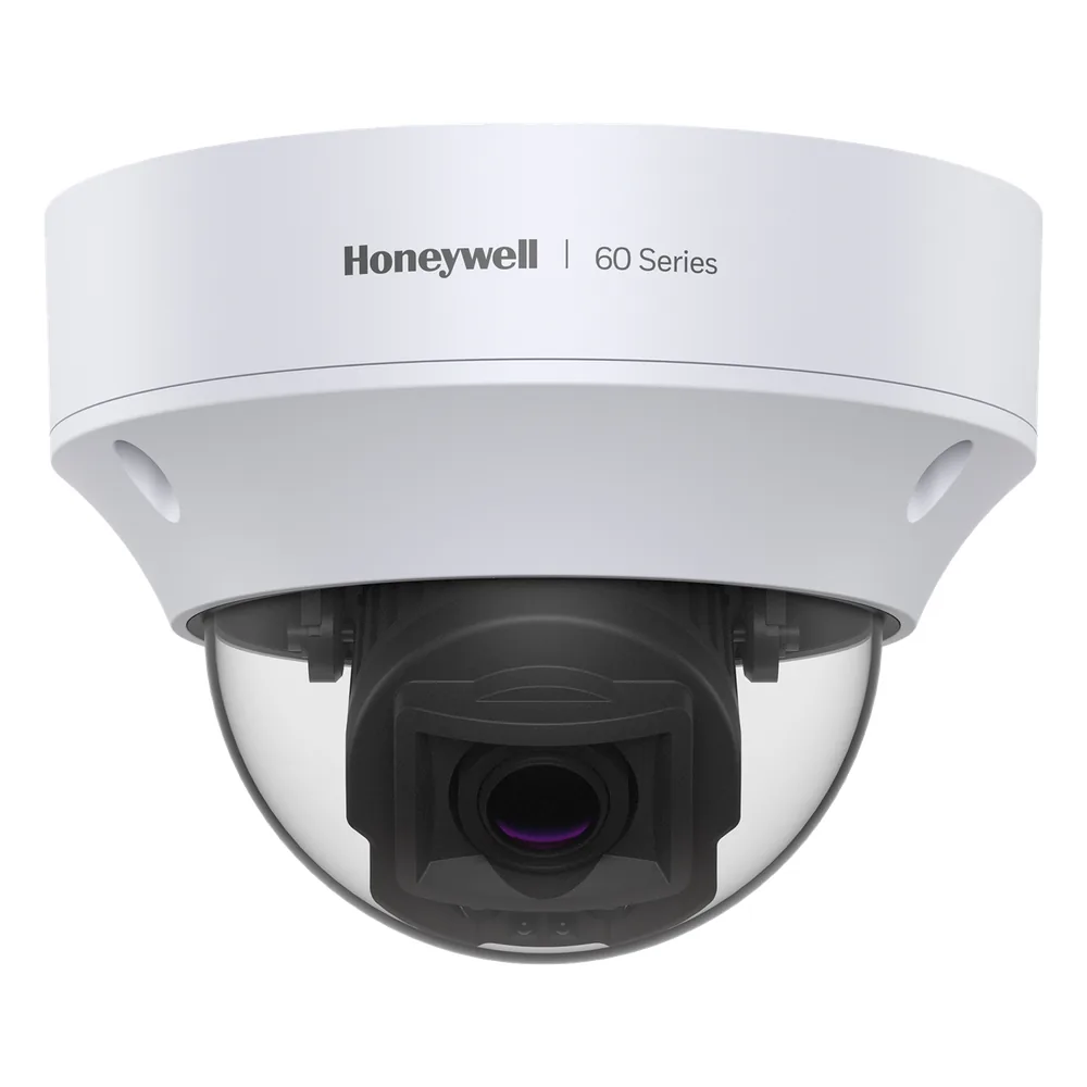 Cámara IP tipo domo 5 MP para exterior con IR inteligente hasta 50 m, lente motorizado varifocal y compatibilidad ONVIF