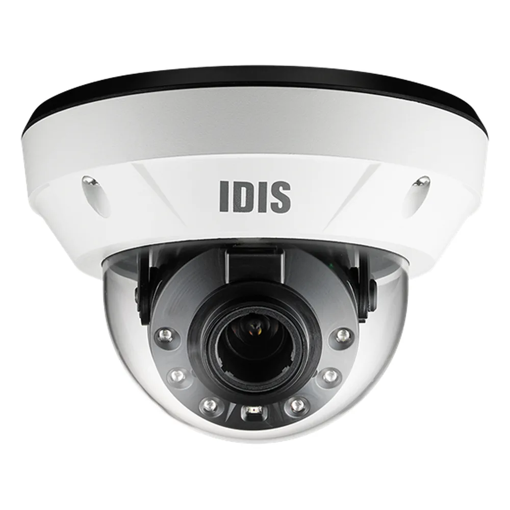 Domo IP 8MP | Varifocal MOTORIZADO | IK10/IP67 | IR 40 m | Entrada/Salida de Alarma | POE | ICR Dia/Noche | MicroSD Hasta 256 GB | Videoanaliticos Integrados | Cumple con NDAA