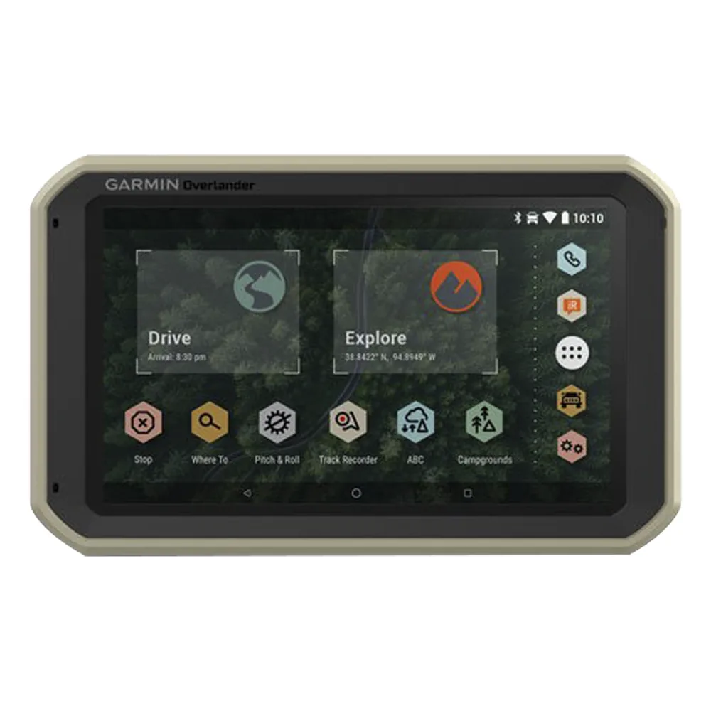 Navegador Overlander, pantalla táctil de 7 pulgadas bajo Estándar Militar 810