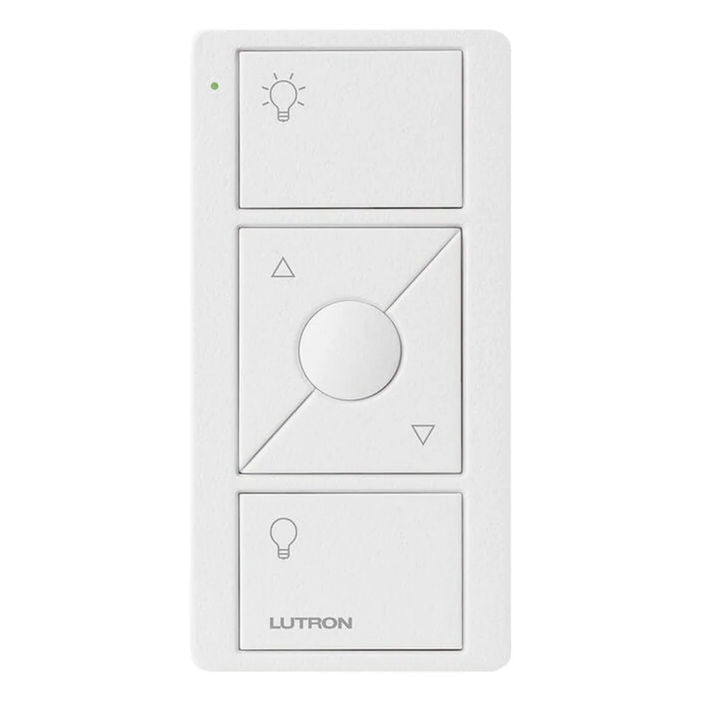 Control remoto inalámbrico Pico de 3 botones con subir/bajar de intensidad, para atenuadores Caseta y RA2