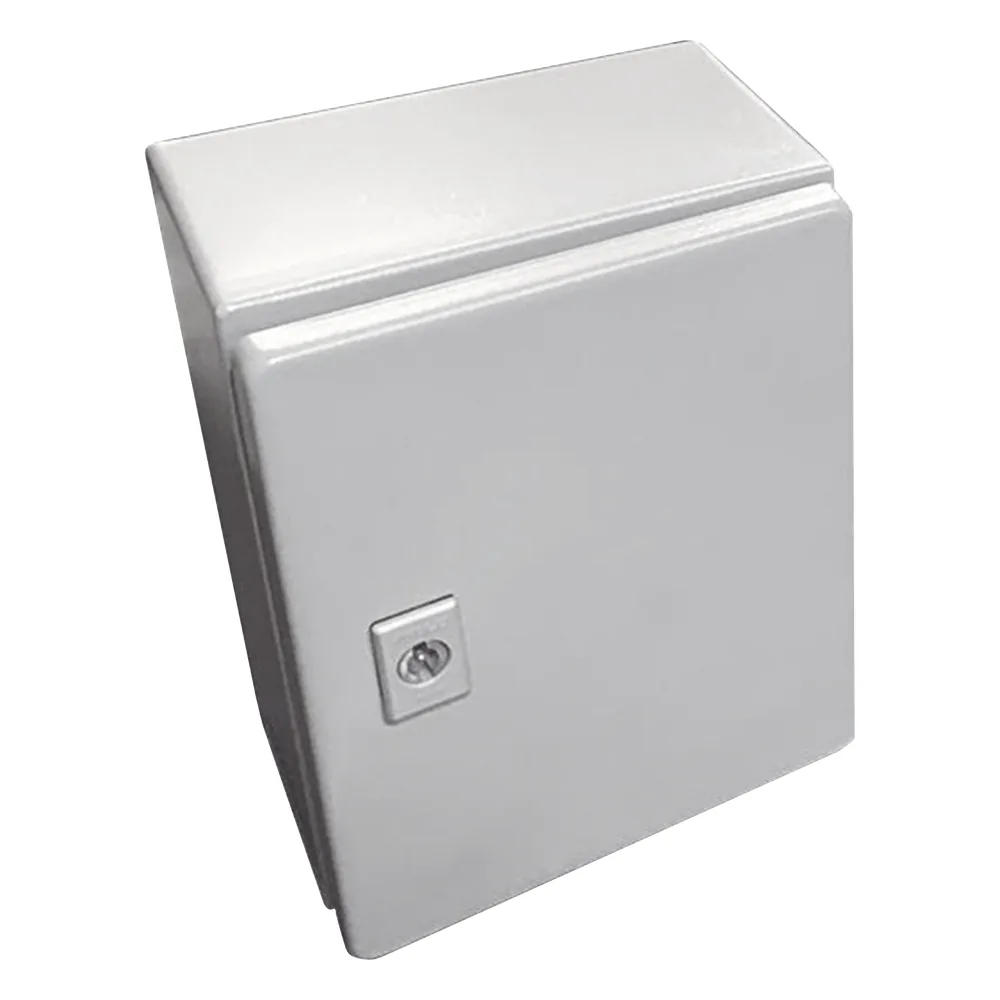 Gabinete de Acero, Nema 4 -IP 65 de 80 x 120 x 30 cm con Platina.
