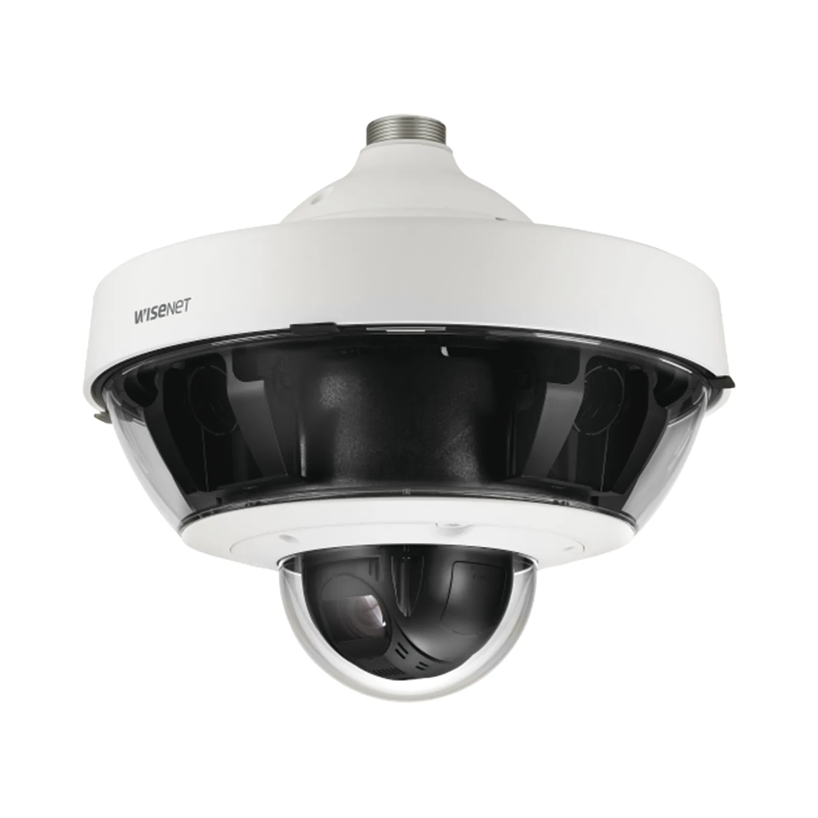 Cámara IP Multisensor 8 - 20 MP (4 sensores de 2 o 5 MP) lentes intercambiables con PTZ 2 MP 32X / Hasta 5 tarjetas SD de 256 GB / WDR de hasta 150dB / IP66 / IK10