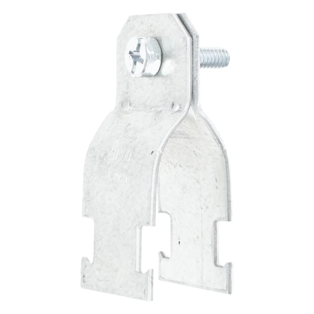 Abrazadera Unicanal para Conduit Pared Gruesa y PVC de 1 1/4" (32 mm).