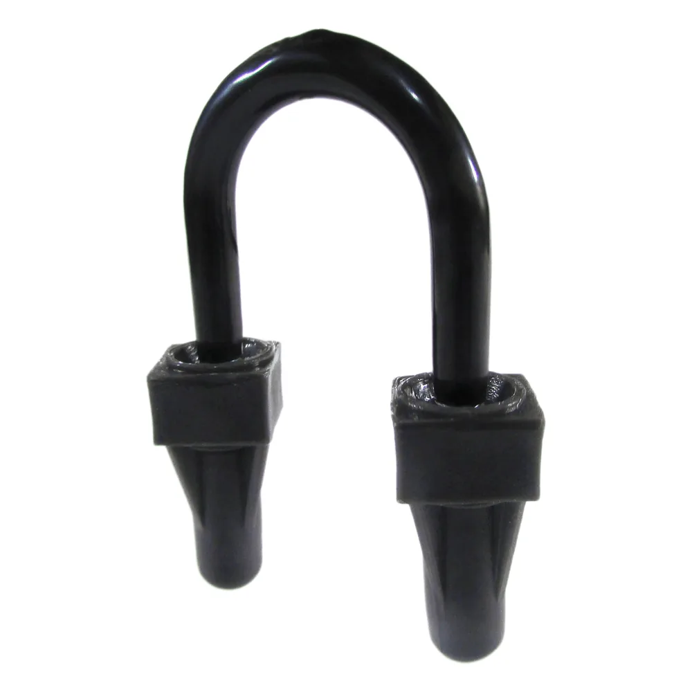Abrazadera U de Pata Larga con Recubrimiento de PVC para Tubo de 3/4" (19 mm).