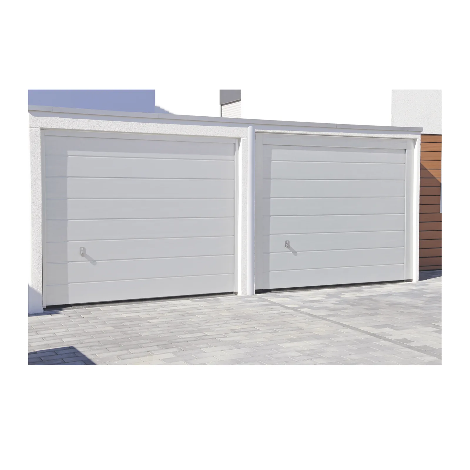 Sección para puerta de Garage / Lisa / Color blanco / Para GARAGE127 / Estilo Americana.
