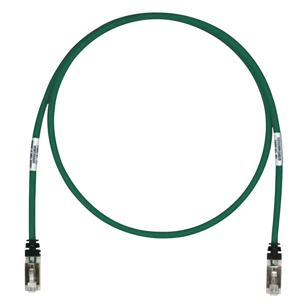 Patch Cord Cat6A, Blindado S/FTP, CM/LS0H, 6.1 Metros (20 Pies), Color Verde