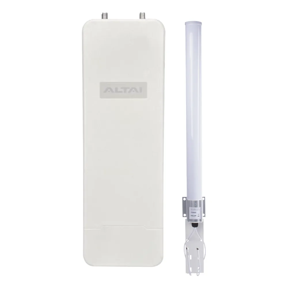 Super Kit WiFi Omnidireccional en 2.4 GHz para WISP, Hasta 300 m de Cobertura, El Kit Incluye Punto de Acceso C1XN+ y Antena Omnidireccional de 10 dBi, Administración en Nube Gratis con INSIGHTS