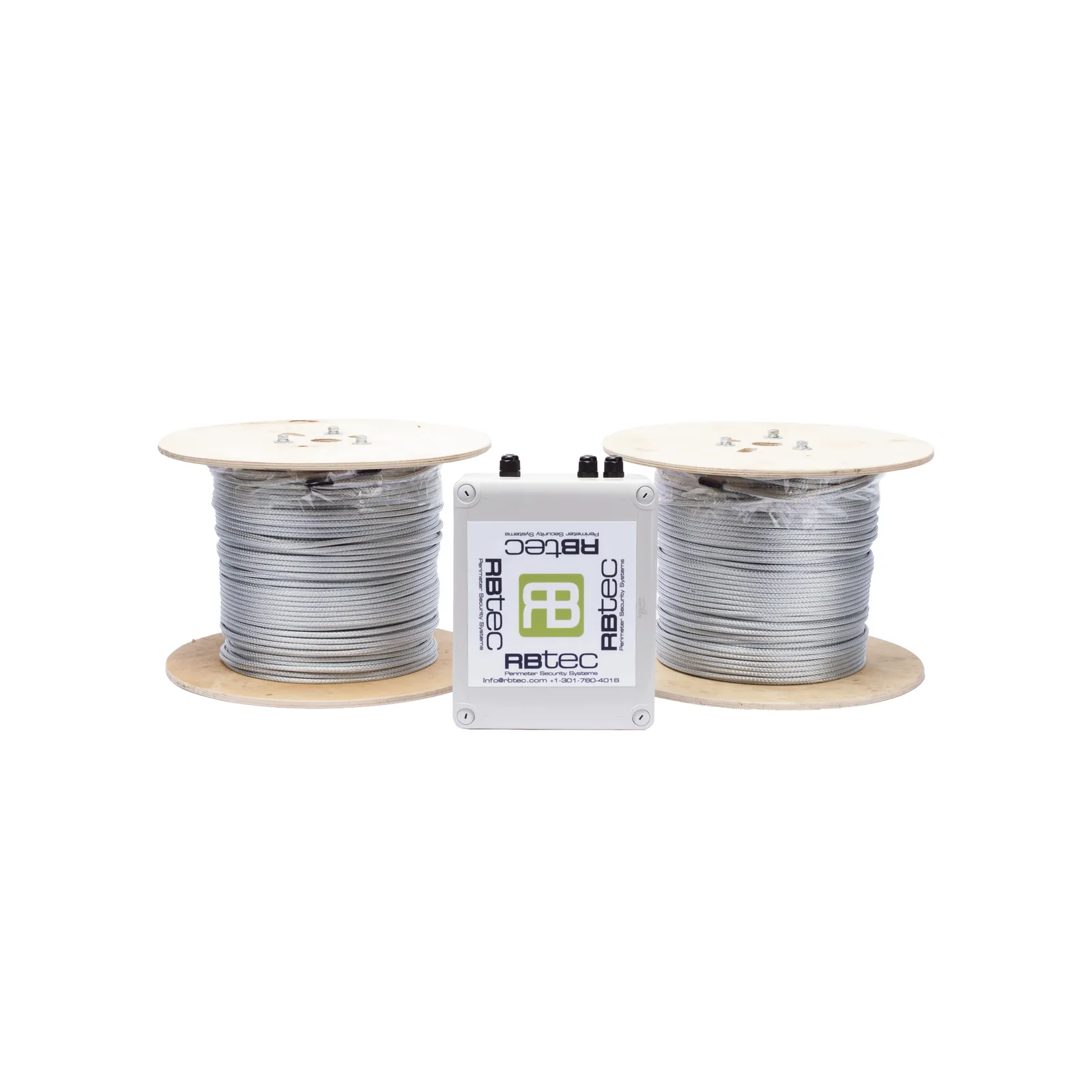 Cable Sensor Perimetral IRONCLAD / 610 m (2,000 ft) / 2 Zonas / Cerca Ciclónica / Sin Falsas Alarmas por Viento / Tarjeta LPU400 / Calibración por Software