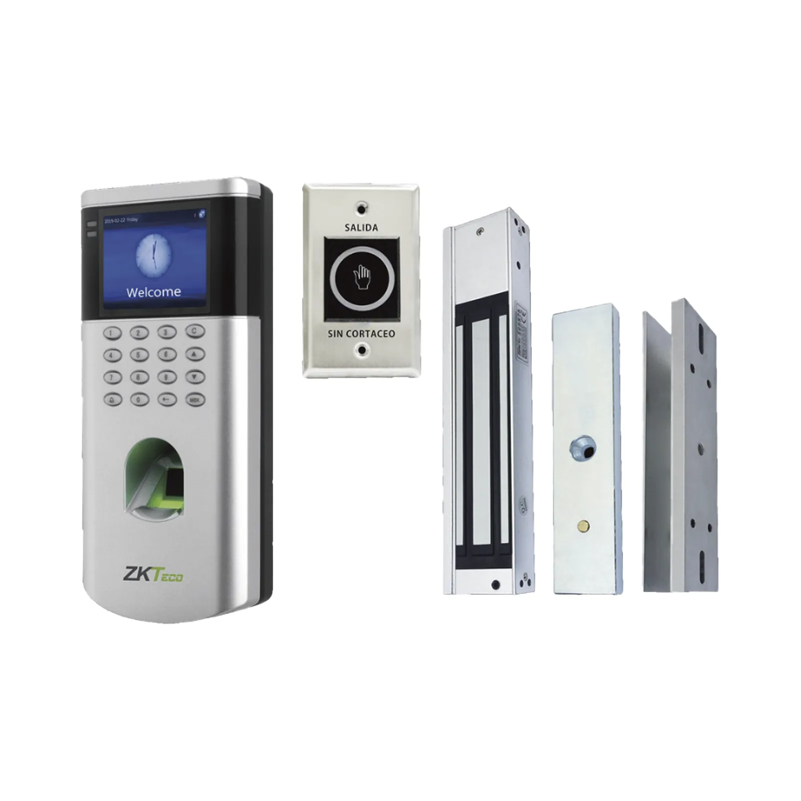 Control de Acceso LF10 / Lector de Huella Dactilar / Conexión con PC / Diagrama de Conexión / ZKTeco