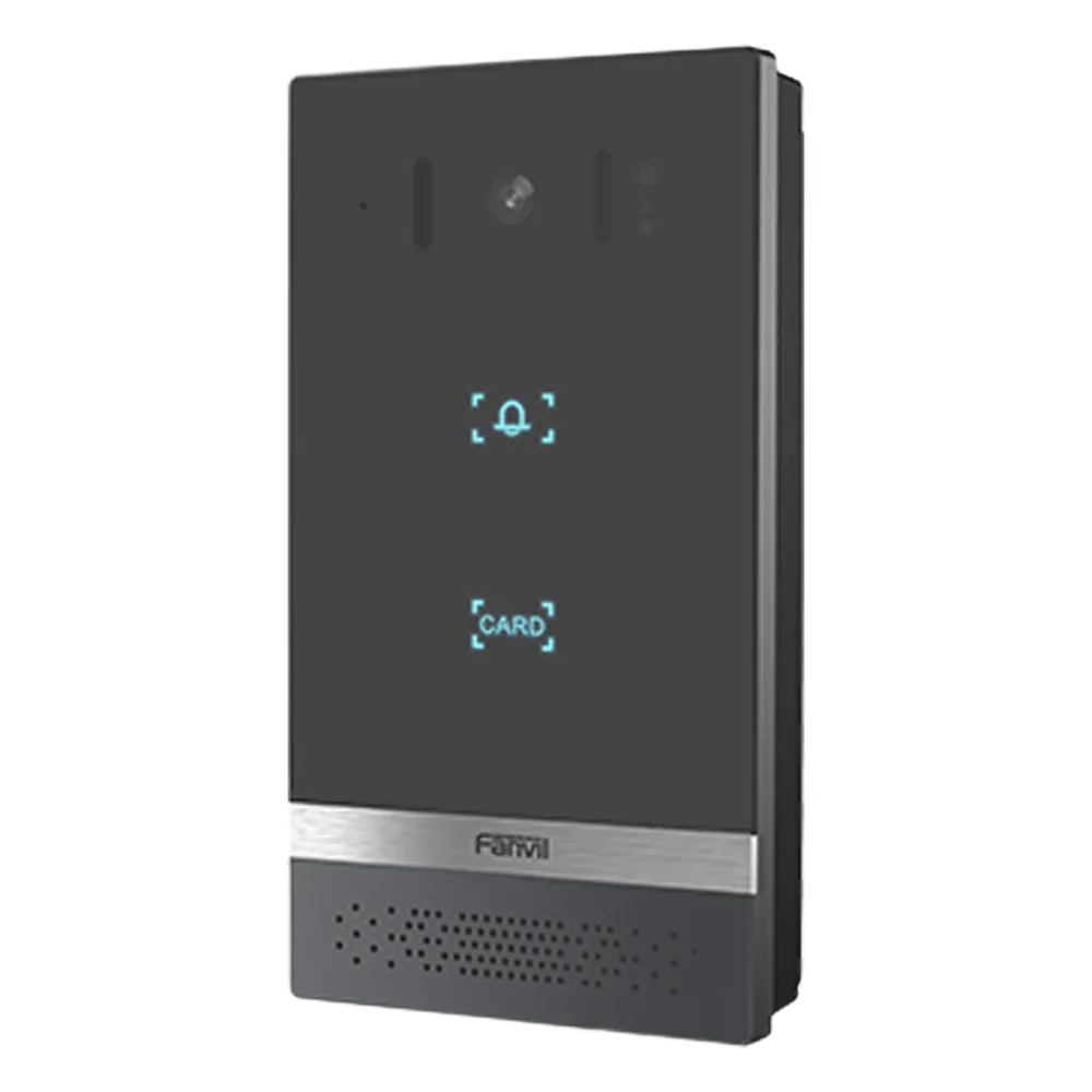 Videoportero SIP i61, 2 relevadores con botón para llamada, anti-vandálico, IP66 y IK07, PoE, Botón touch