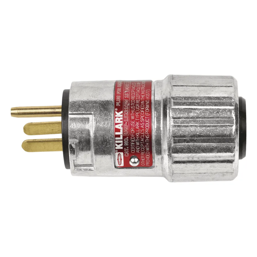 Clavija entrada recta, 20 A 125 V CA, Nema 5-20P. Uso en Áreas Clasificadas.