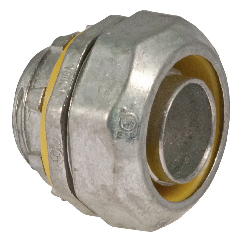 Conector recto metálico para tubería liquidtight de 2" (51 mm).