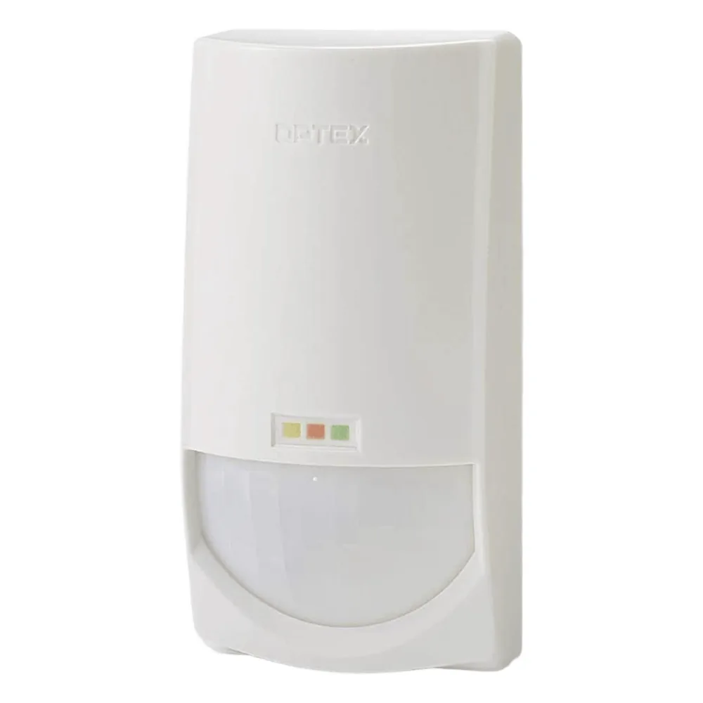 Sensor de Movimiento Doble tecnología PIR& MW / Uso en Interior/ Función Anti-mascara/ Compatible con cualquier panel de alarma / Alambrico