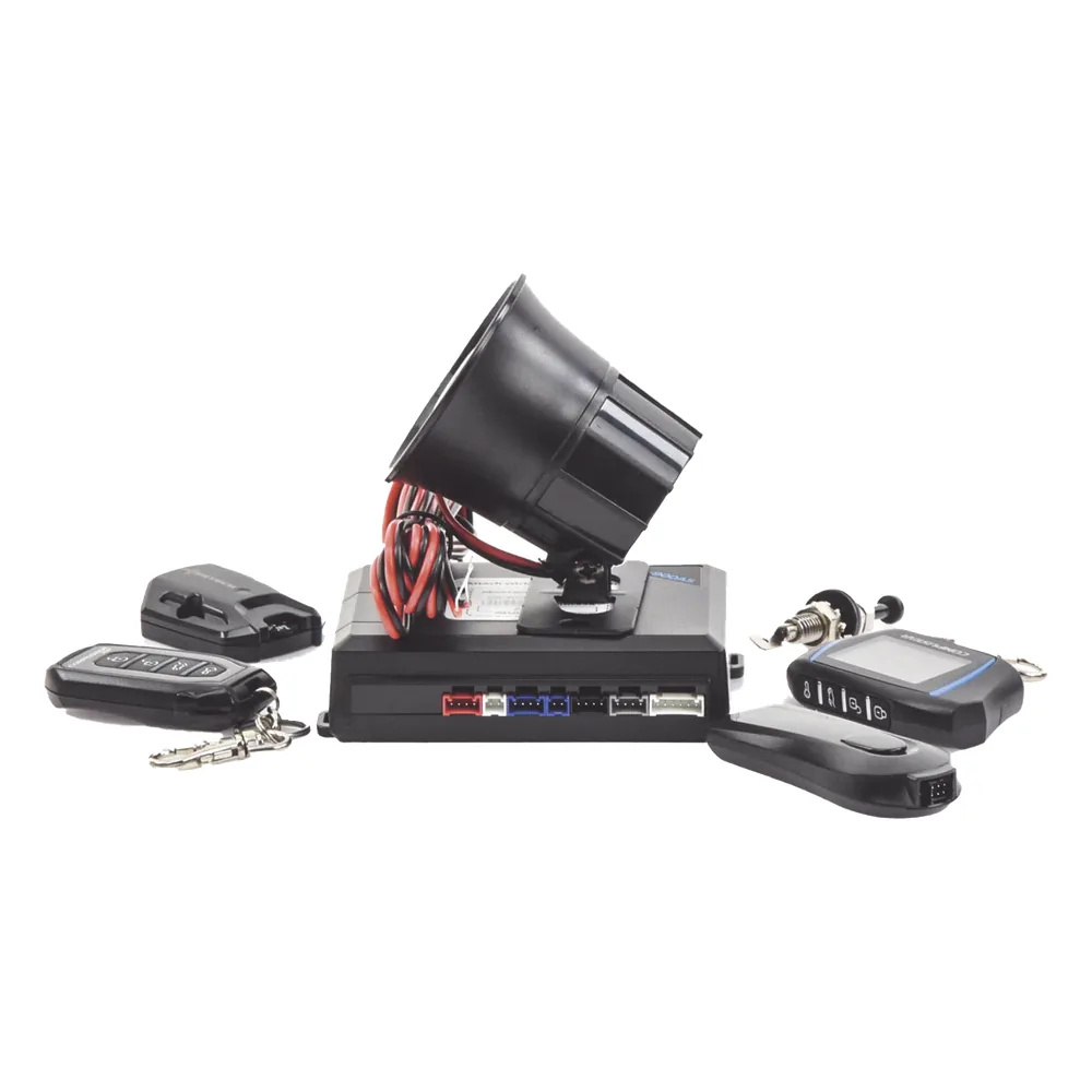 Kit de Alarma Vehicular Profesional y arranque remoto todo en uno de dos vías con rango de 1KM compatible con GPS X1-MAX LTE