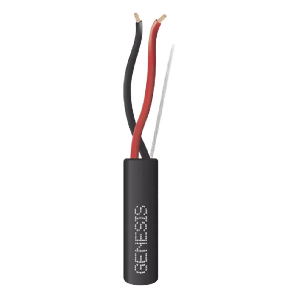 Carrete de Cable 305 Metros (1000 Pies) / 2x18 AWG FPL / Cable Direct Burial / Para Uso en Intemperie / Uso en Aplicaciones en Sistemas de Detección de Incendio y Sistemas de Evacuación