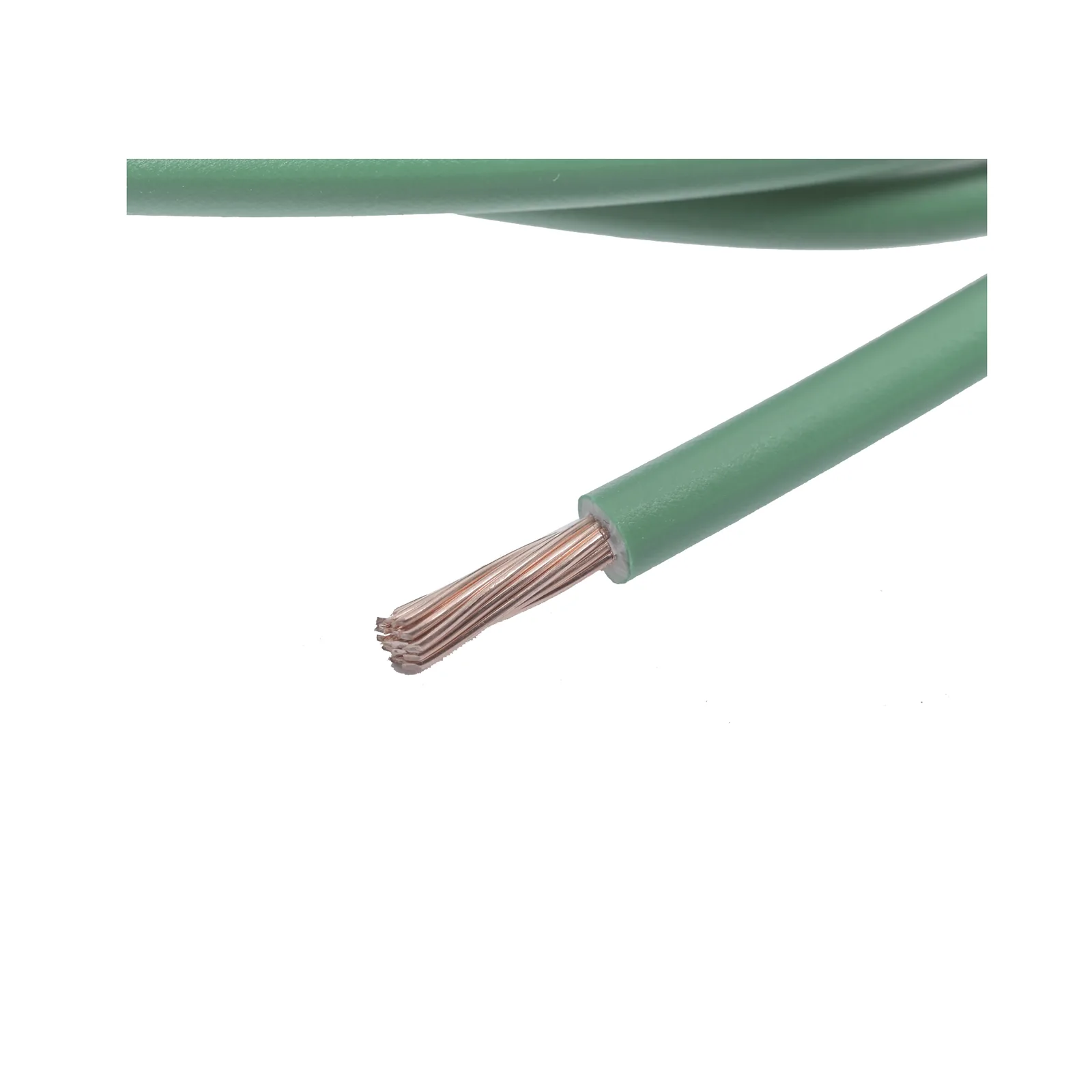( SLY311 )Cable Eléctrico de Cobre Recubierto THW-LS Calibre 12 AWG 19 Hilos Color Verde (Venta por Metro)