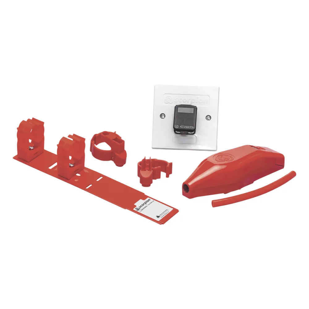 Kit de unidad principal fijo para probar sistemas por aspiración de humo (ASD) de difícil acceso, se usa con el Controlador Portatil SCORP7000