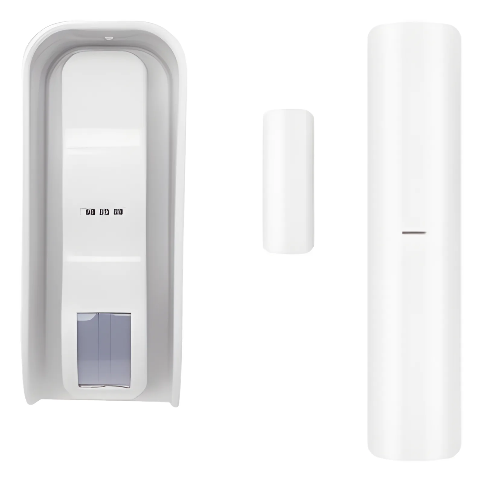 Sensor de Movimiento Tipo Cortina / 100 % Exterior / Alimentado por baterías / Doble tecnología MW & PIR / Compatible con AXPRO / Incluye DS-PDMC-EG2-WB