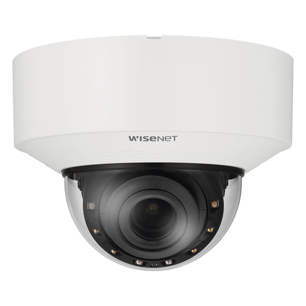 Cámara Domo IP Interior de 6MP con Inteligencia Artificial / Lente Motorizado de 4.4 a 9.3mm / P-Iris, WDR 120dB / Ranura SD