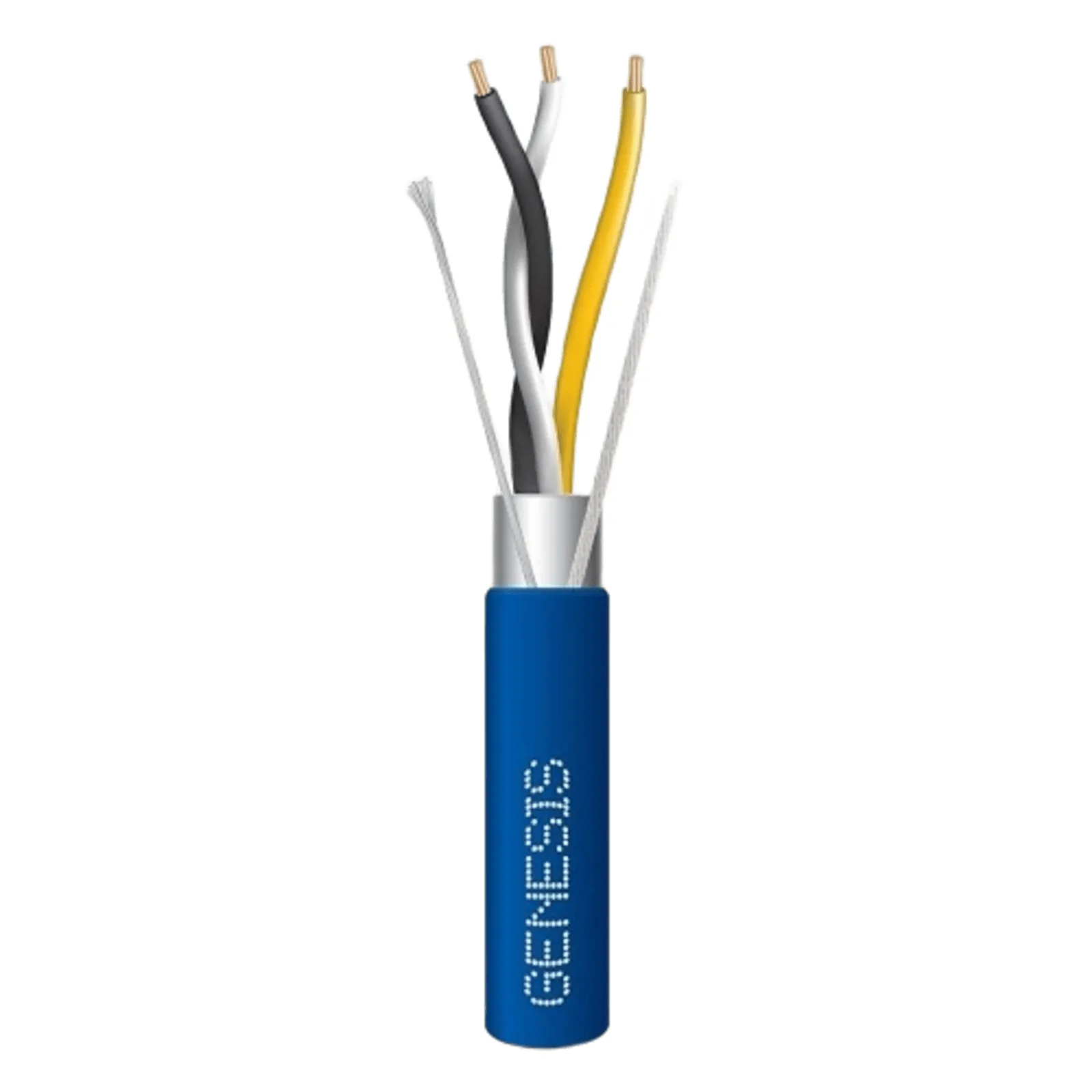 Bobina de 305 m (1000 ft) / Cable para Datos EIA-485 3x22 AWG / Blindado Trenzado / Plenum / Azul