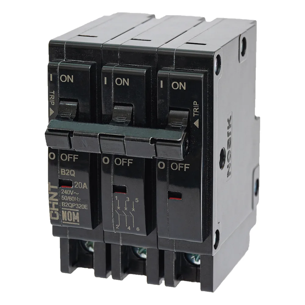 MCB - Interruptor Termomagnético Enchufable, Serie: B2Q, 3P, 30A, 240V (SKU:1002297)