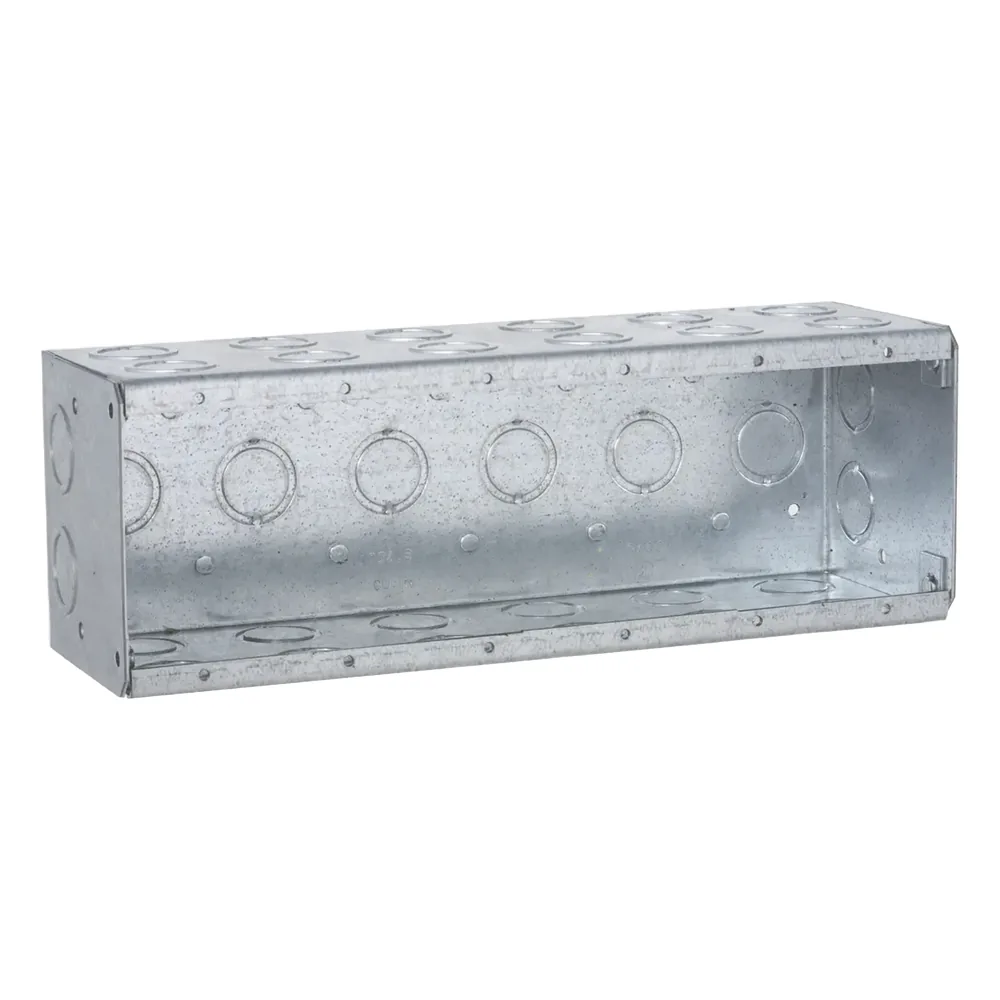 Caja Multigang de 6 Gangs/ Profundidad de 3-1/2 Pulgadas (8.89 cm)/ 34 Entradas de 1/2 - 3/4 Pulgadas (1.27 - 1.91 cm)