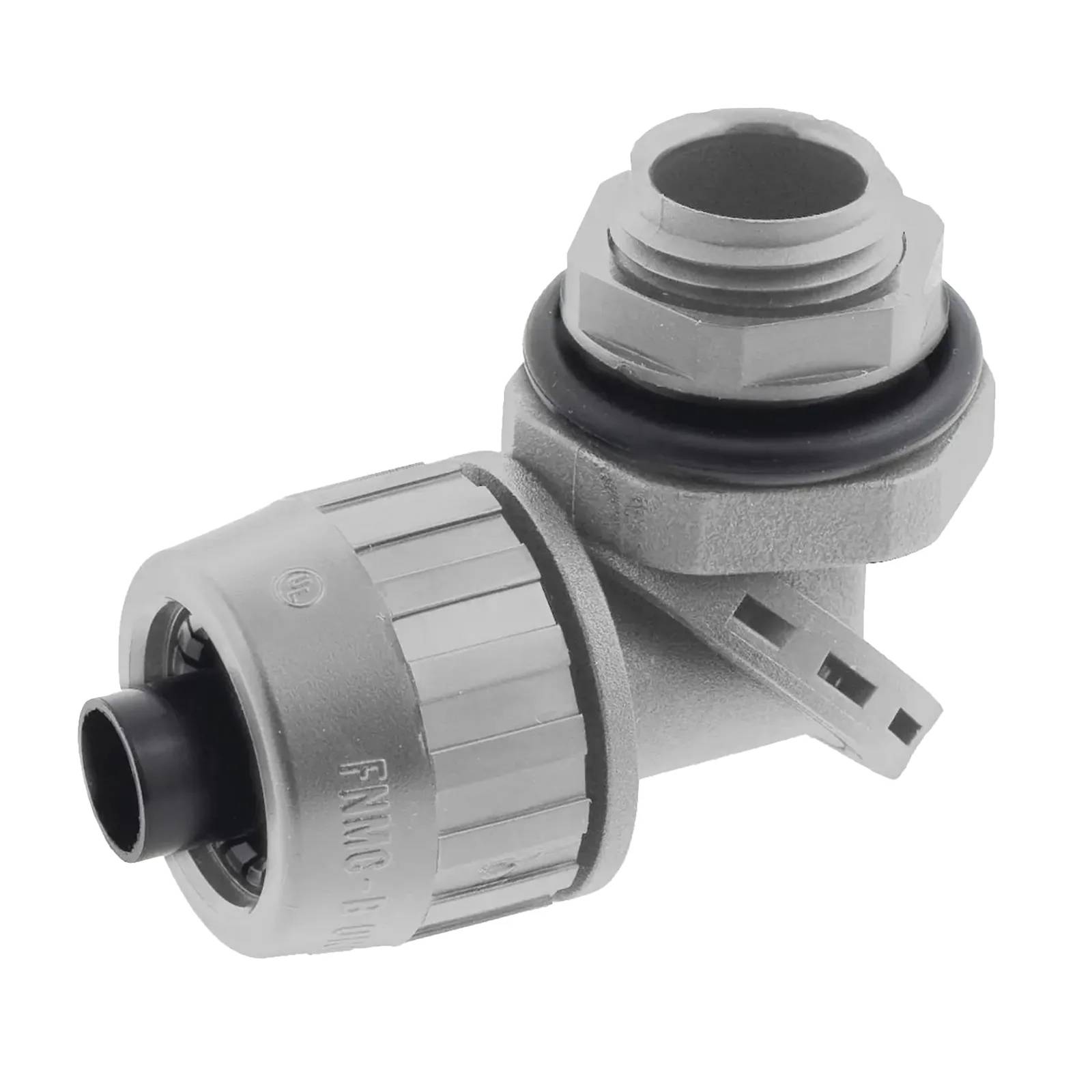 Conector Multi Posición de Nylon de 1/2" para Tubería Liquidtight Polytuff.