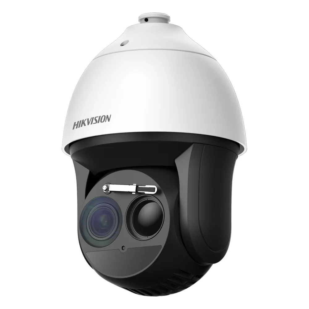 PTZ IP Dual / Lente Térmico 9mm / Lente óptico 4 Megapixel / 40X Zoom / 200 mts IR / WDR 120dB / Exterior IP66 / MicroSD