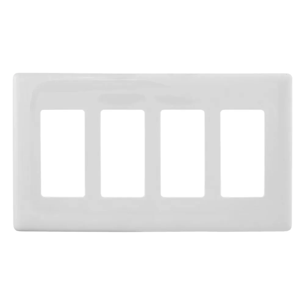 Tapa 4 Multigang/ Color Blanco.