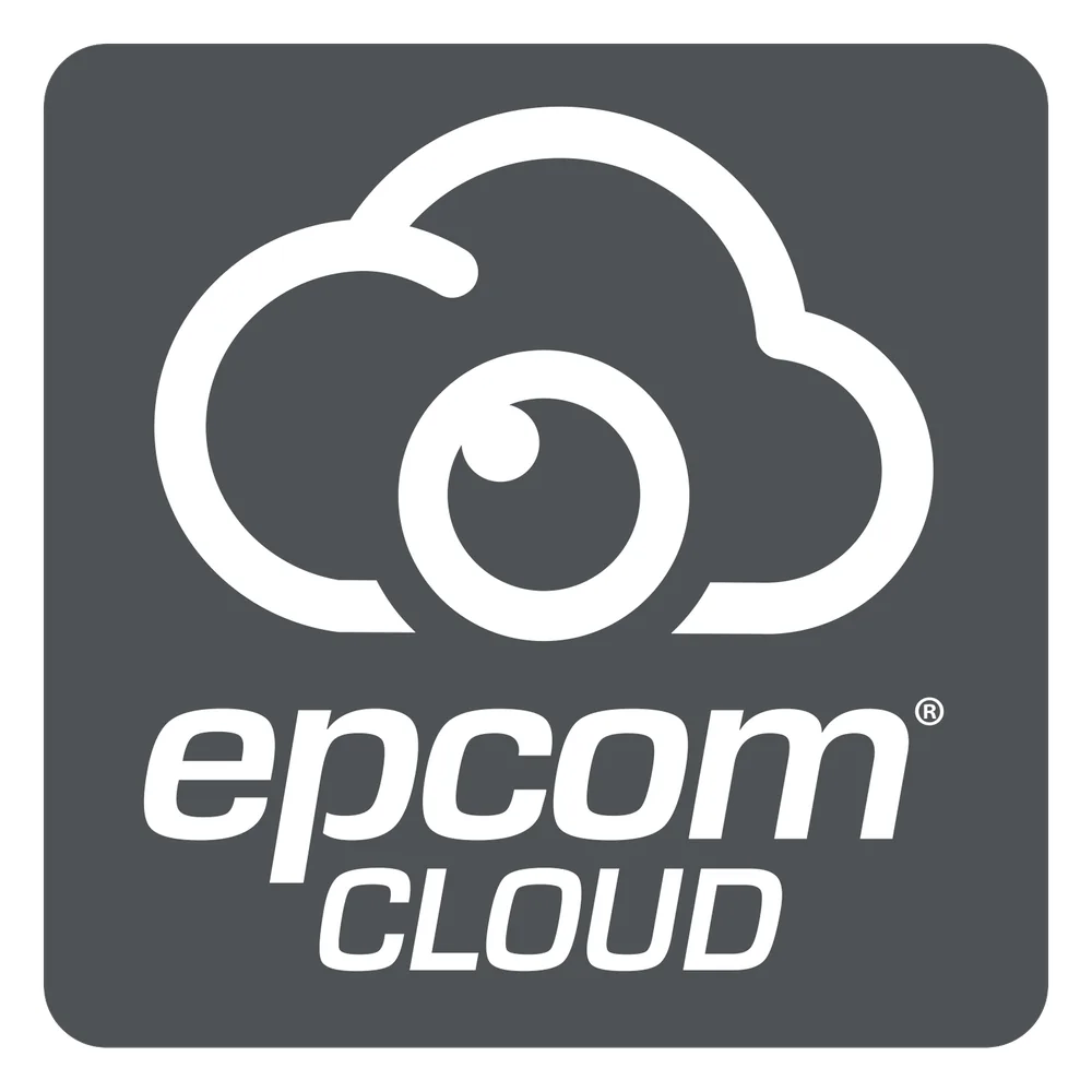 Suscripción Anual Epcom Cloud / Grabación en la nube para 1 canal de video a 4MP con 40 días de retención / Grabación continua