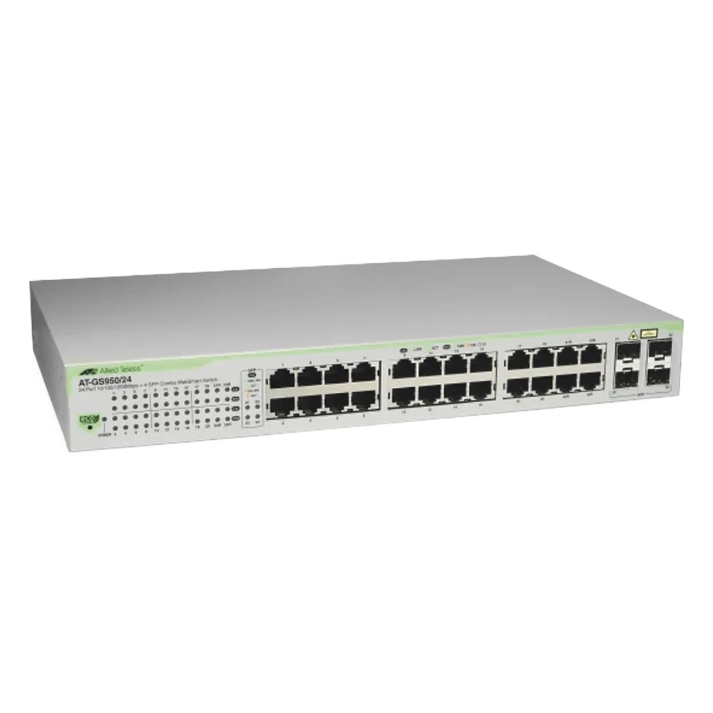 Switch Gigabit WebSmart de 24 puertos 10/100/1000 Mbps (4 x Combo) + 4 puertos gigabit SFP (Combo)