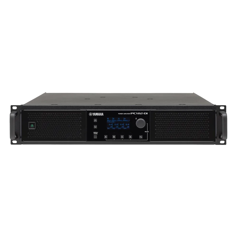 Amplificador de Audio de Alta Potencia | 4 x 1200w @ 8 ohms, 70/100V | DSP Integrado | Interfaz Dante
