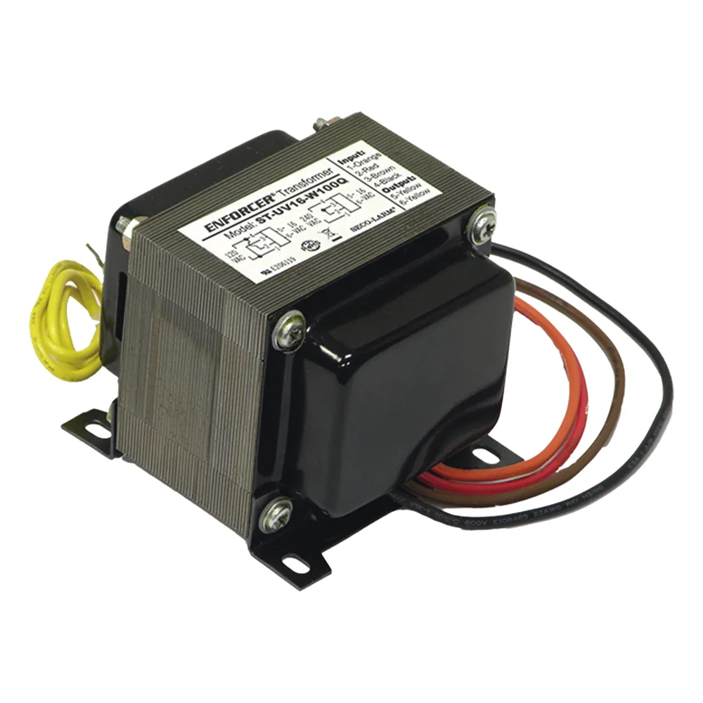 Transformador Abierto ST-UVDA-W100Q / Salida Dual 24/28VAC / 100W / Entradas 120/240VAC / Reducción EMI / Amplia Aplicabilidad