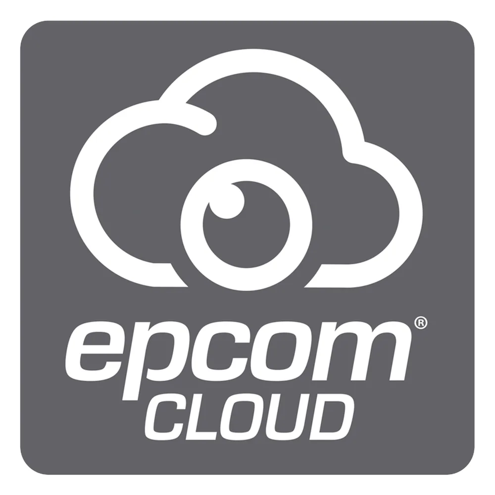 Suscripción Anual Epcom Cloud / Grabación en la nube para 1 canal de video a 2MP con 40 días de retención / Grabación continua