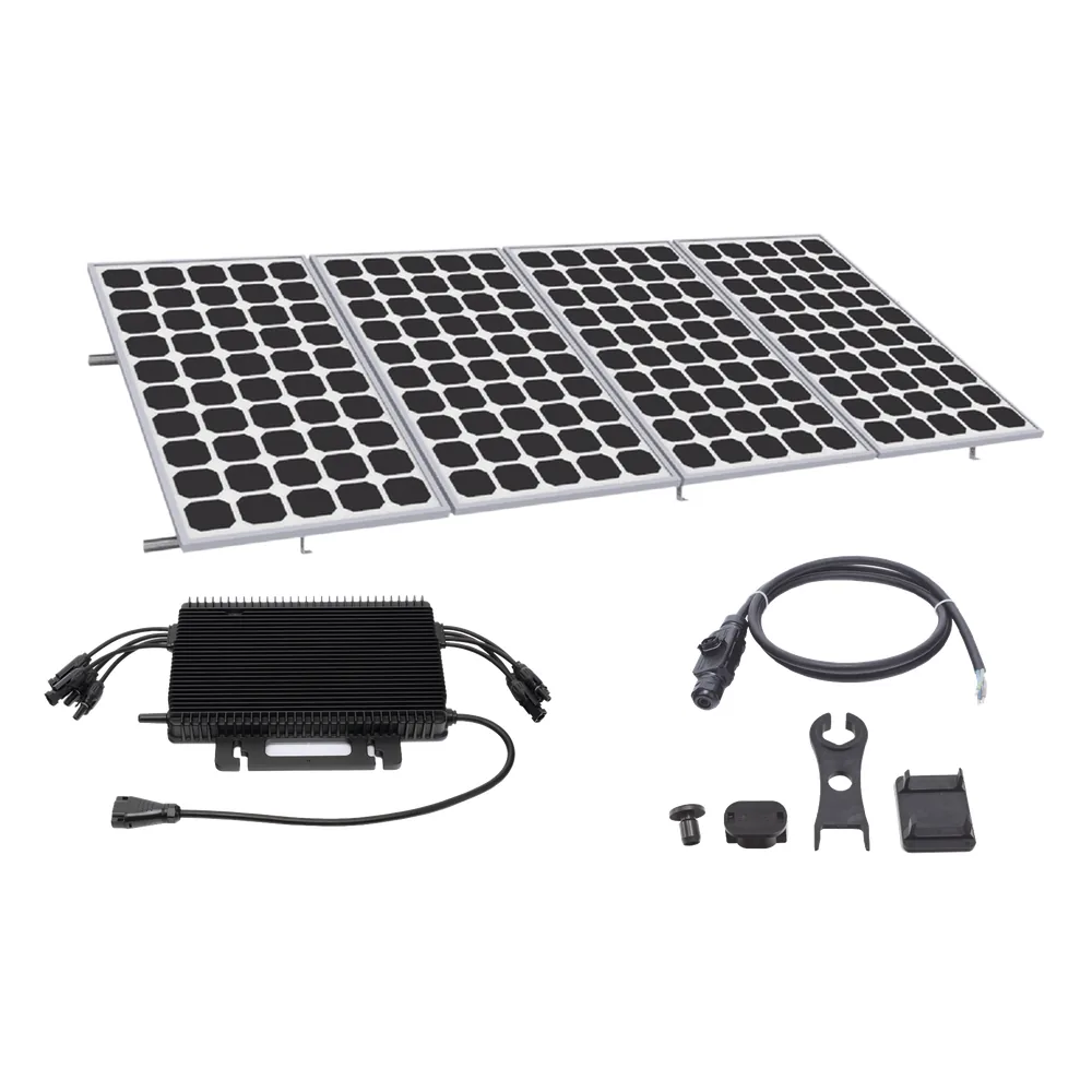 Kit Solar para Interconexión de 2.2KW de Potencia Pico 220Vcc con Microinversor y 4 Módulos de 550 W (Incluye Montaje )