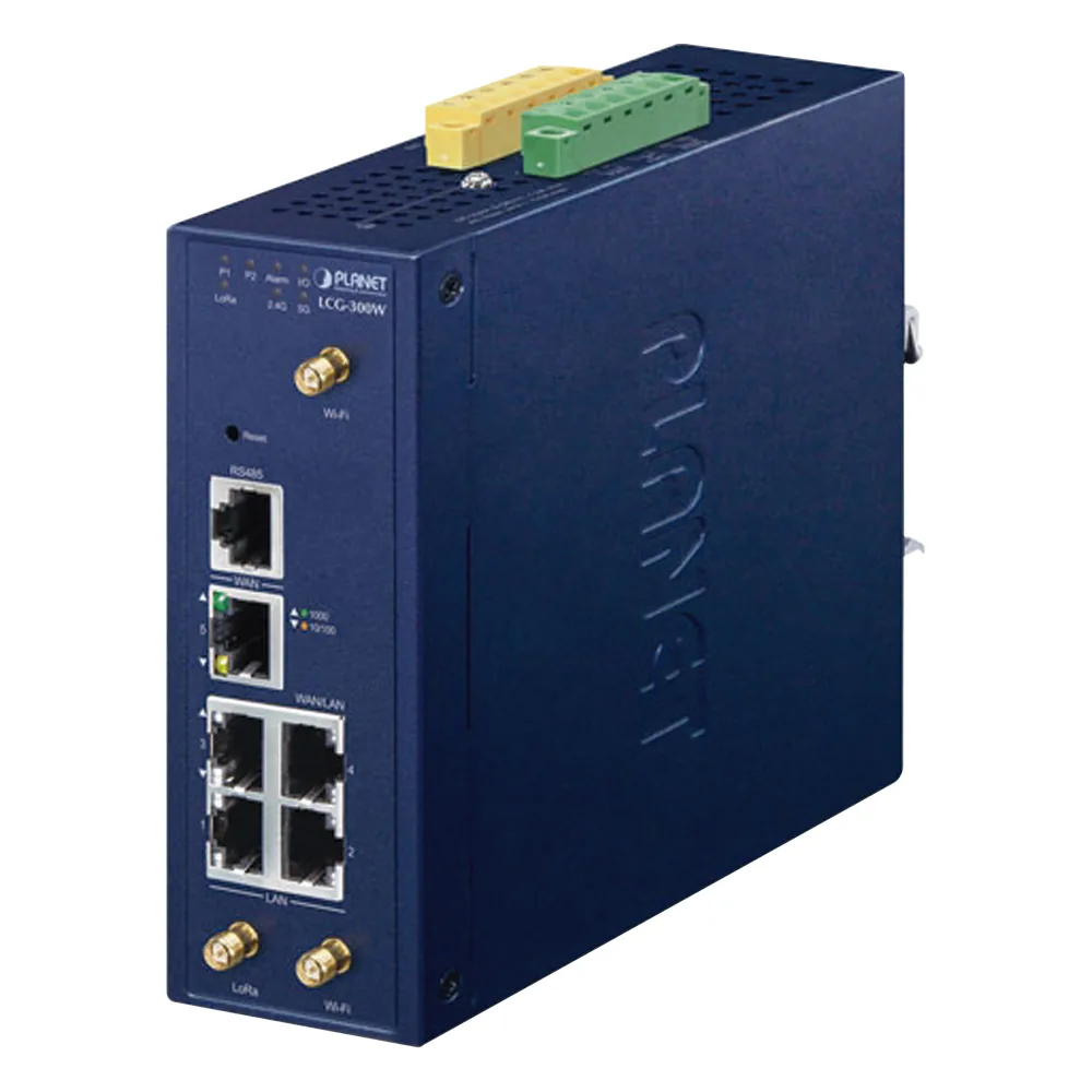 (LoRa) Gateway Industrial Inalámbrico de 5 Puertos 10/100/1000T