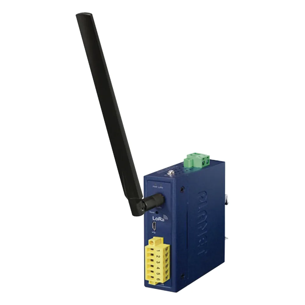 (LoRa) Controlador de nodo industrial IP30, Dos Interfaces de Entrada y Salida Digital,Soporta Protocolo LoRaWAN Clase C,