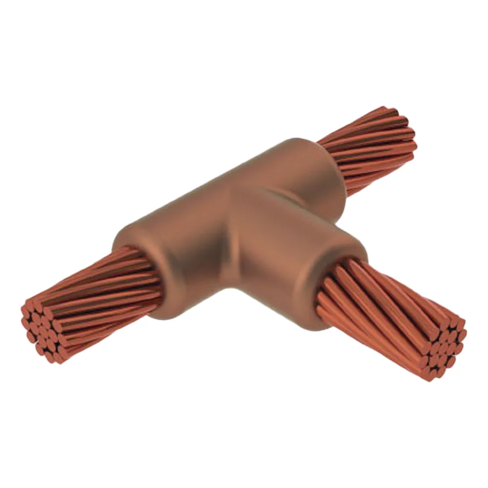 Molde para Soldadura exotemica tipo T para cable 2/0 AWG - 2 AWG.