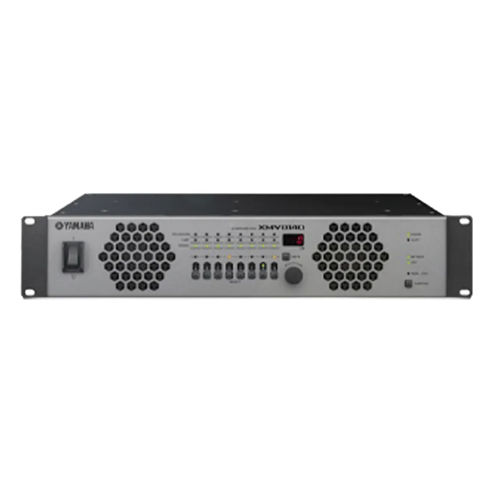 Amplificador de Audio Multicanal con Conexión Análoga / YDIF | 8 Canales, 140W | 8 OHMS | 70/100V