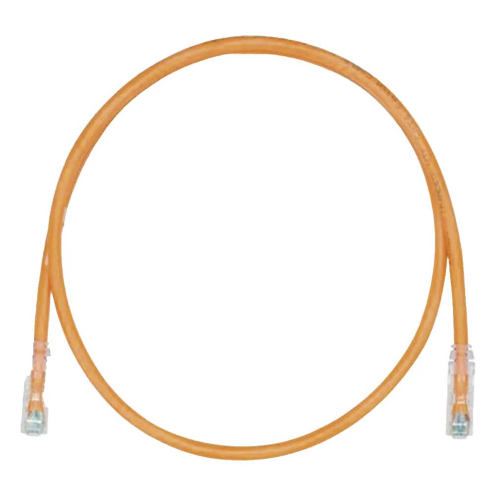 Cable de Parcheo TX6, UTP Cat6, 24 AWG, CM, Color Naranja, 8 Metros (26.25 Pies)